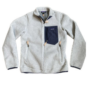 Patagonia Retro X Fleece Jacket Women's Small Light Gray